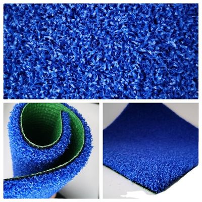 Densità PE colore blu erba artificiale esterna per campo da tennis padella erba a prezzi accessibili