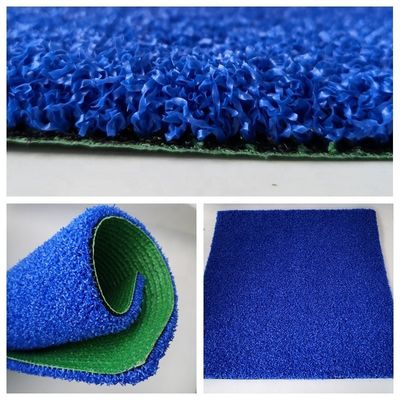 Densità PE colore blu erba artificiale esterna per campo da tennis padella erba a prezzi accessibili