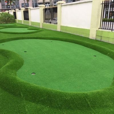 Golf Mettere erba artificiale verde con supporto in lattice PP Net SPU e polipropilene