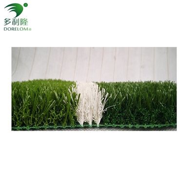 Piastrelle di erba artificiale giallo verde rosso per giardini da calcio e pavimenti sportivi