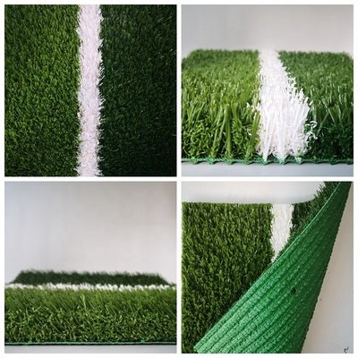 Piastrelle di erba artificiale giallo verde rosso per giardini da calcio e pavimenti sportivi