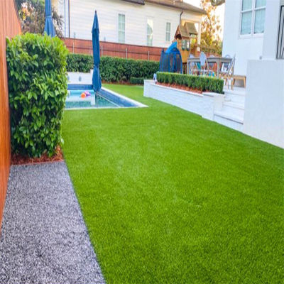 SPU/SBR Coating Custom Outdoor Landscape Garden Decoration Rollo di erba sintetica