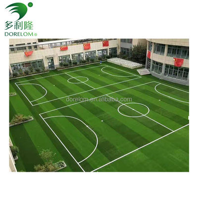 Altezza di pila 40-60 mm e 10500 punti/m2 Calcio erba artificiale per calcio