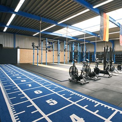 CE ISO9001 ISO14001 Certificato Dorelom Training Sport Turf Mat per pavimenti fitness
