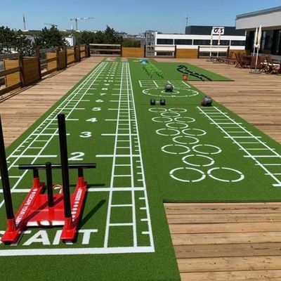 CE ISO9001 ISO14001 Certificato Dorelom Training Sport Turf Mat per pavimenti fitness