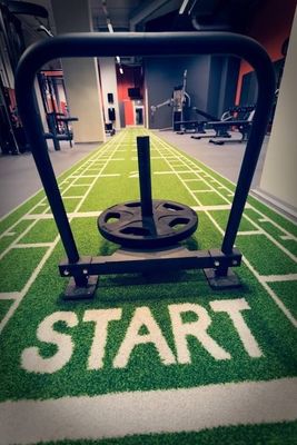 CE ISO9001 ISO14001 Certificato Dorelom Training Sport Turf Mat per pavimenti fitness