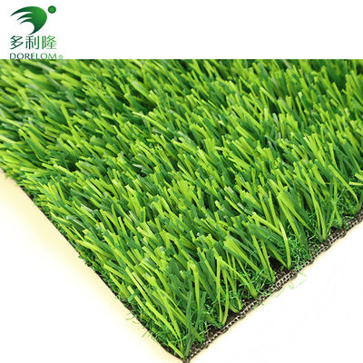 Erba artificiale verde senza riempimento da 25 mm per sport in aree commerciali e residenziali