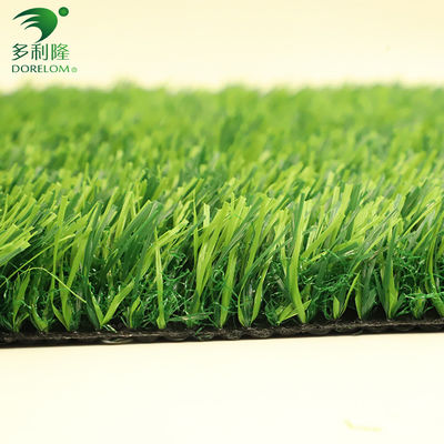 Erba artificiale verde senza riempimento da 25 mm per sport in aree commerciali e residenziali