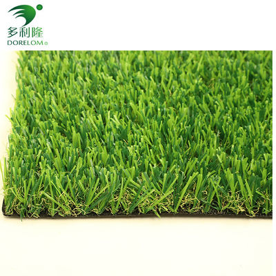 Erba artificiale verde senza riempimento da 25 mm per sport in aree commerciali e residenziali