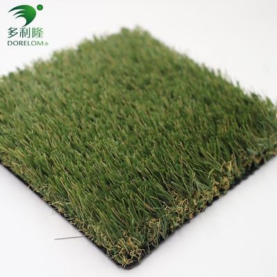 Protezione UV ad alta densità erba artificiale tappeto verde residenziale con riempimento da 6 mm
