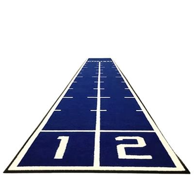 Piana di ginnastica di erba artificiale verde pre-confezionata per palestra pista di corsa Power Sledding 15mm Altezza del palo