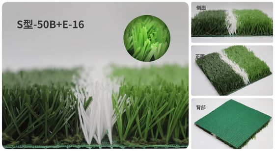 Per la costruzione duratura di erba sintetica verde PE 12000 DTEX