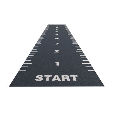 PE Gauge 3/16 Inch Attività all'aperto Tapis artificiale di erba per palestra con pista da slitta