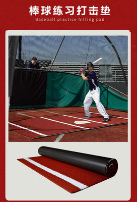Matto di baseball portatile doppio PP NET PU per l'allenamento a domicilio
