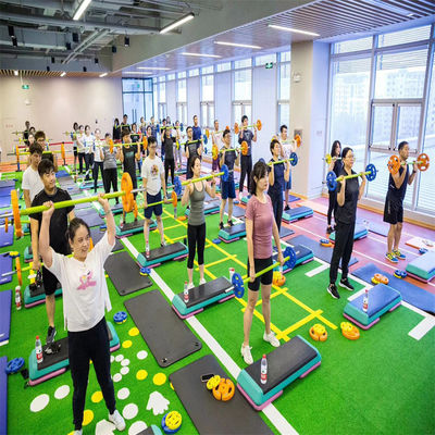 Giardino di ginnastica Pavimento fitness Piana artificiale per giardino Calcio Campo di ginnastica Erba sintetica
