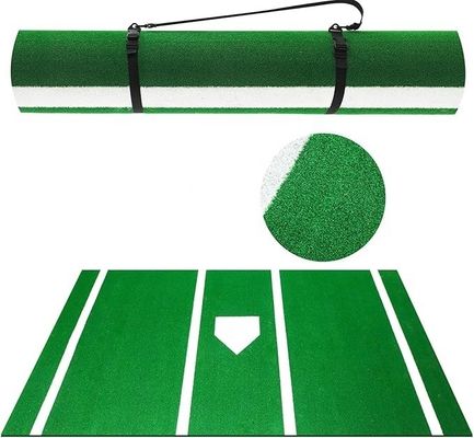 Matto da battuta di baseball non scivolo interno/esterno Matto da battuta portatile di softball con piastra di casa