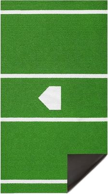 Matto da battuta portatile da 15 mm per pratiche ottimali di baseball e softball