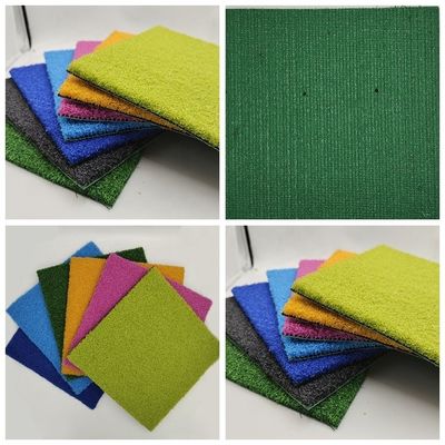 Double PP NET PU supporto di erba artificiale verde per palestra fitness pavimenti da cinese