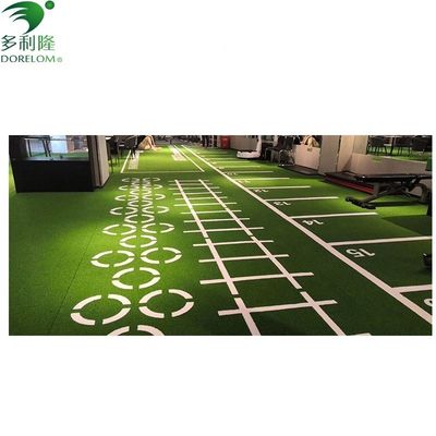 Gauge 3/16 pollici 15-35mm Marcatura di erba artificiale verde per pavimenti di palestra tappeto di plastica