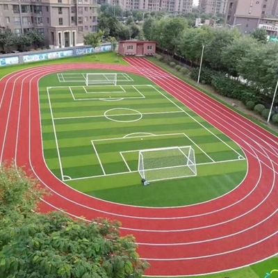 UV stabilizzato PE 50mm altezza cinque lati calcio calcio erba S C forma Futsal erba