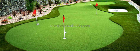Include il prato verde certificato SGS, mini campo da golf, erba artificiale