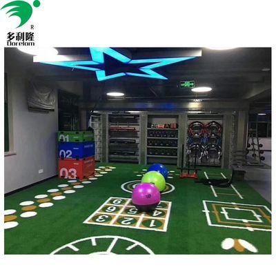 Customized 15mm Height SPU Backing Artificial Grass for Gym Sled Tracks Disegno personalizzato