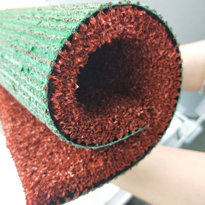 Erba artificiale rossa per il badminton