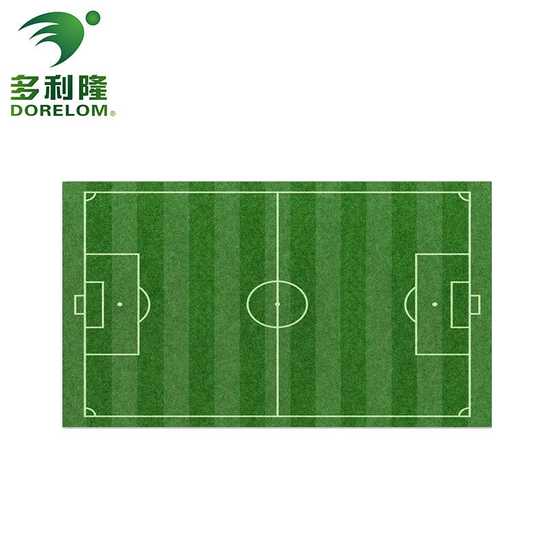 Monofilamento PE erba da campo da calcio all'aperto ad alta densità con tasso di cucitura di 16/10 cm