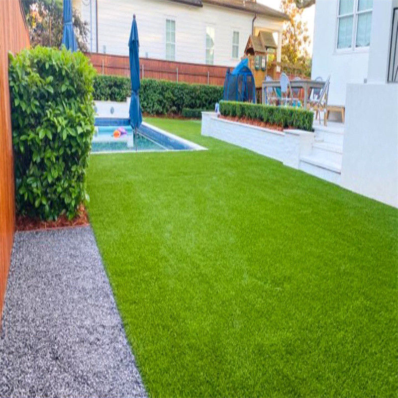 SPU/SBR Coating Custom Outdoor Landscape Garden Decoration Rollo di erba sintetica