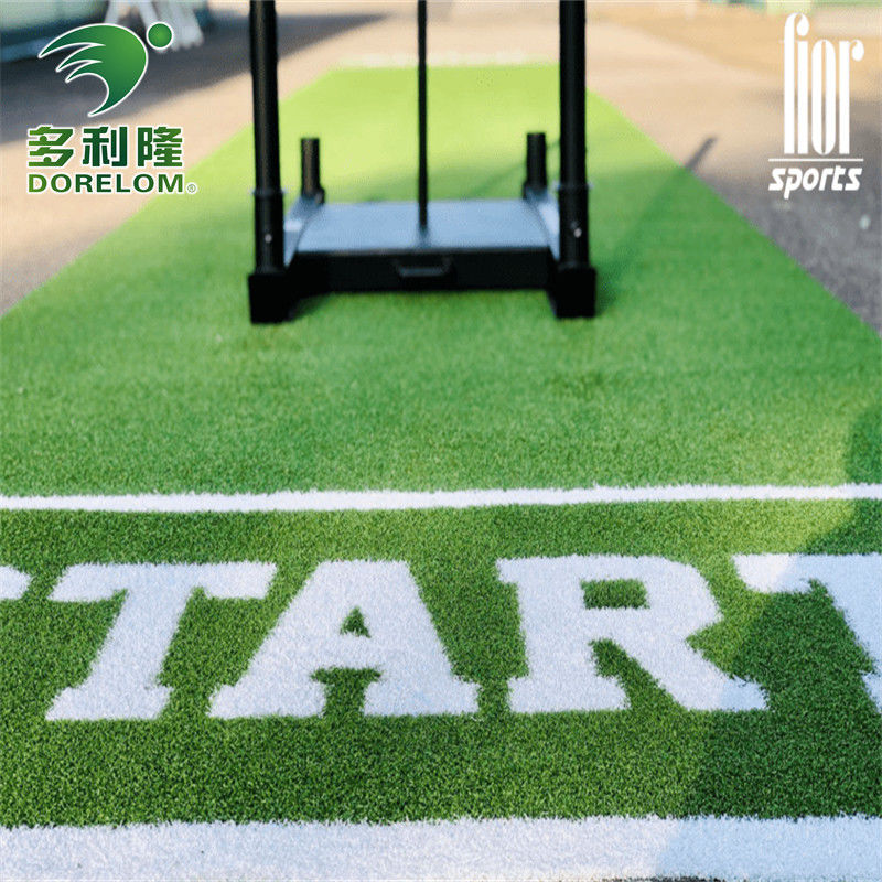 Giardino Sport Gym Mat con Dorelom Logo Sled Track personalizzato erba artificiale