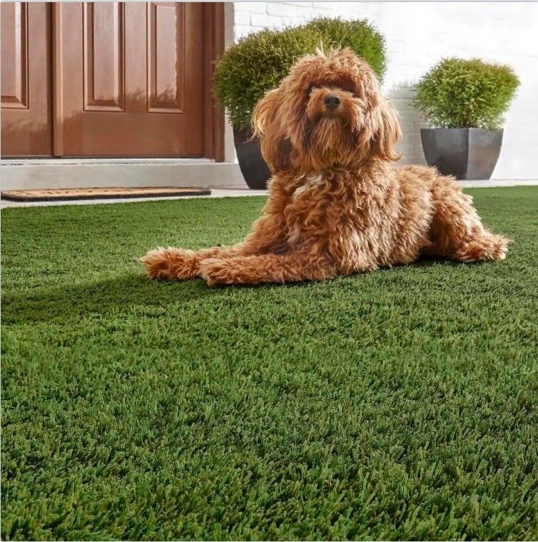 Erba artificiale dall'aspetto naturale per giardino e animali domestici 2m/4m*25m 3/8inch Guage